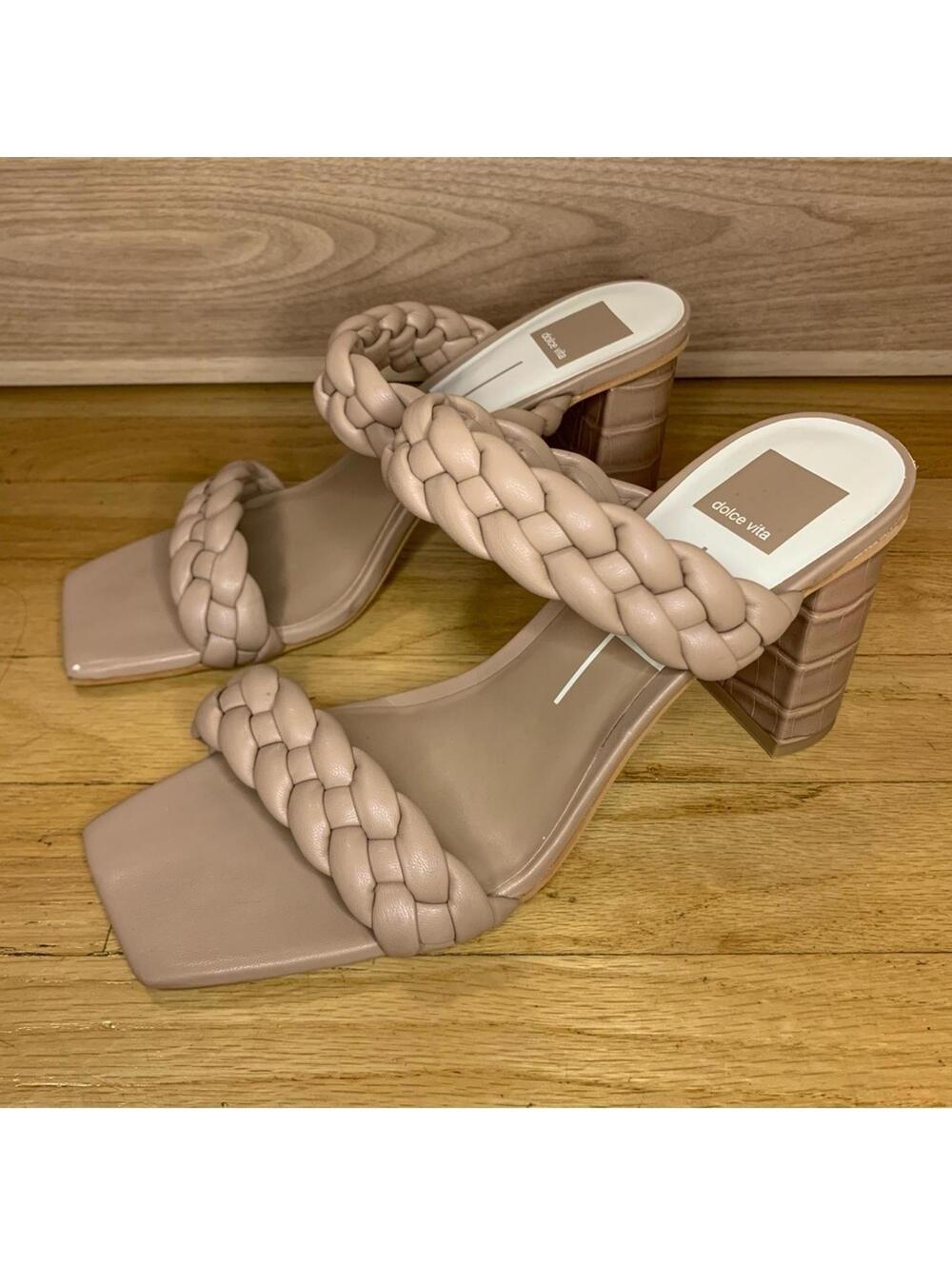 Dolce Vita Paily Braided Sandal in Tan - Size 9